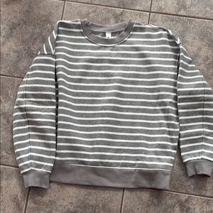 Gray Striped lululemon Sweater